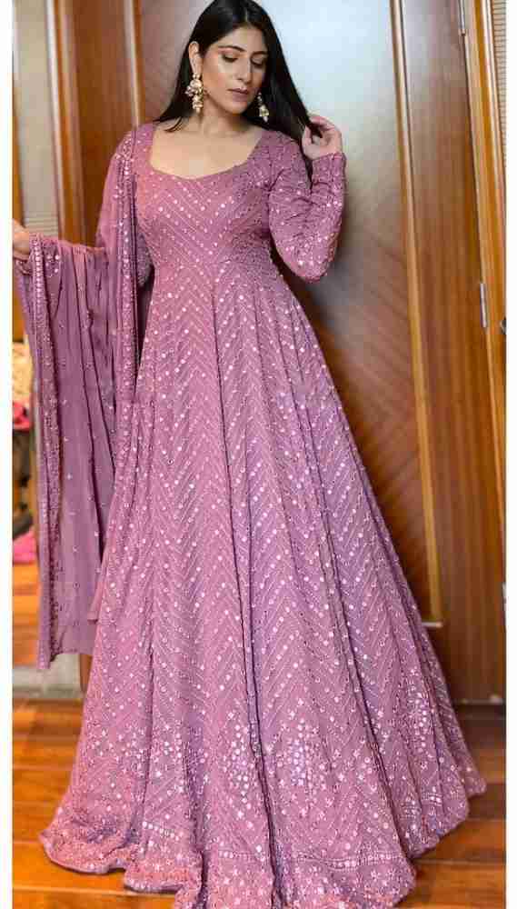 Flipkart long gown hot sale