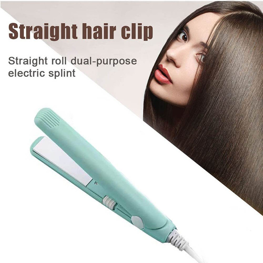 Travel size outlet straightening iron