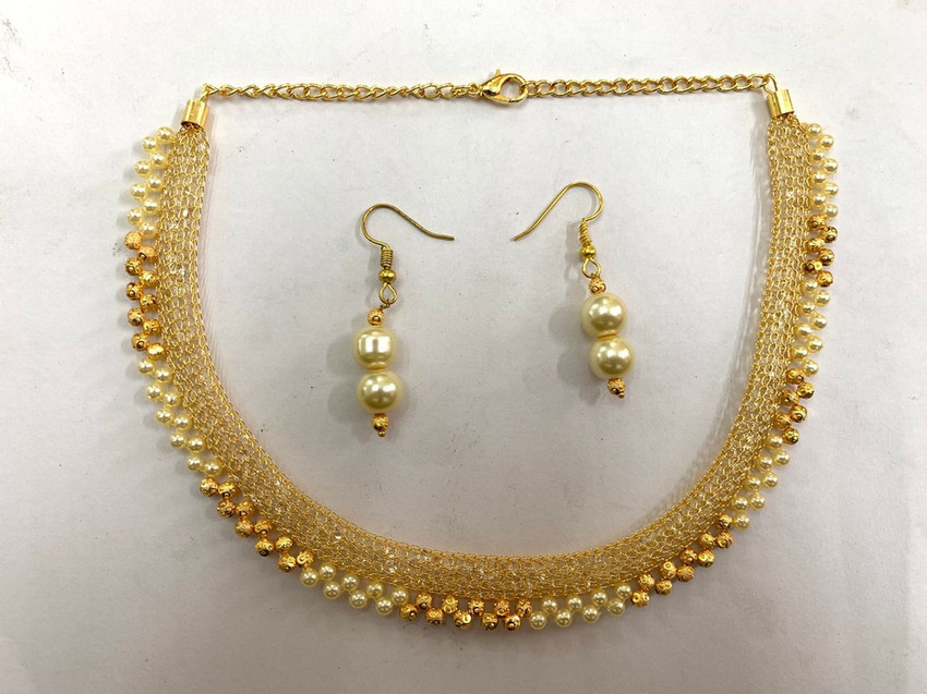 harsh jewellery Alloy Gold plated Gold Jewellery Set Price in