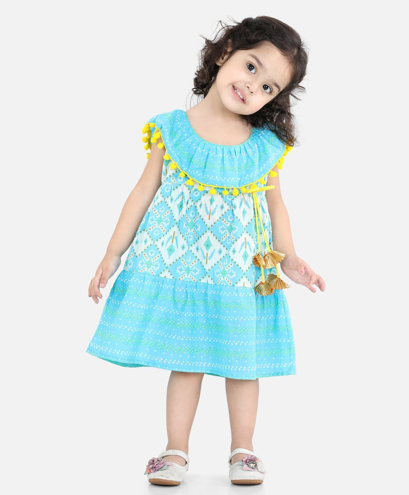 Lifestyle Jaipur Girls Below Knee Casual Dress Price in India