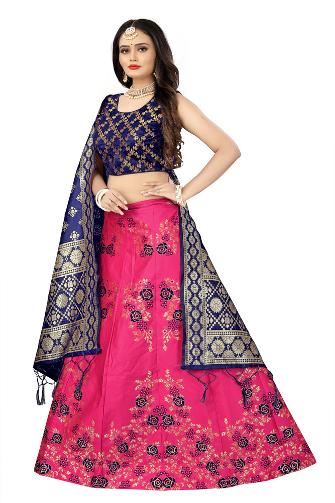 Swara Enterprise Self Design Semi Stitched Lehenga Choli - Buy Swara  Enterprise Self Design Semi Stitched Lehenga Choli Online at Best Prices in  India | Flipkart.com