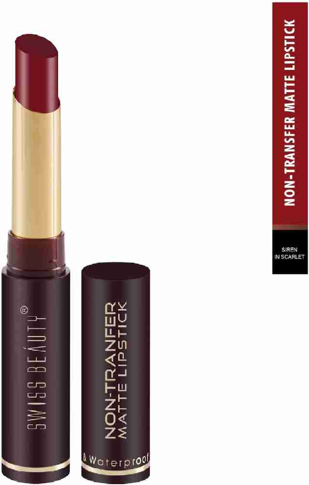 SWISS BEAUTY Non Transfer Long Lasting Waterproof Lipstick