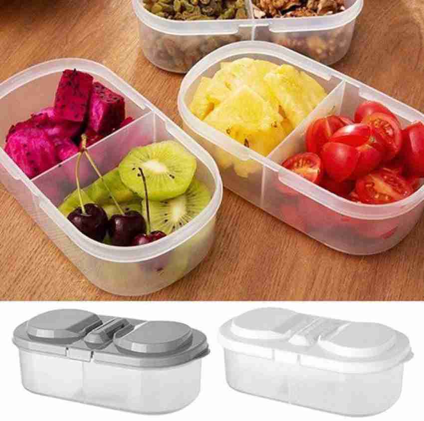 Microwave Safe Plastic Lunch Box 2 Tier Insulated Tiffin Bento