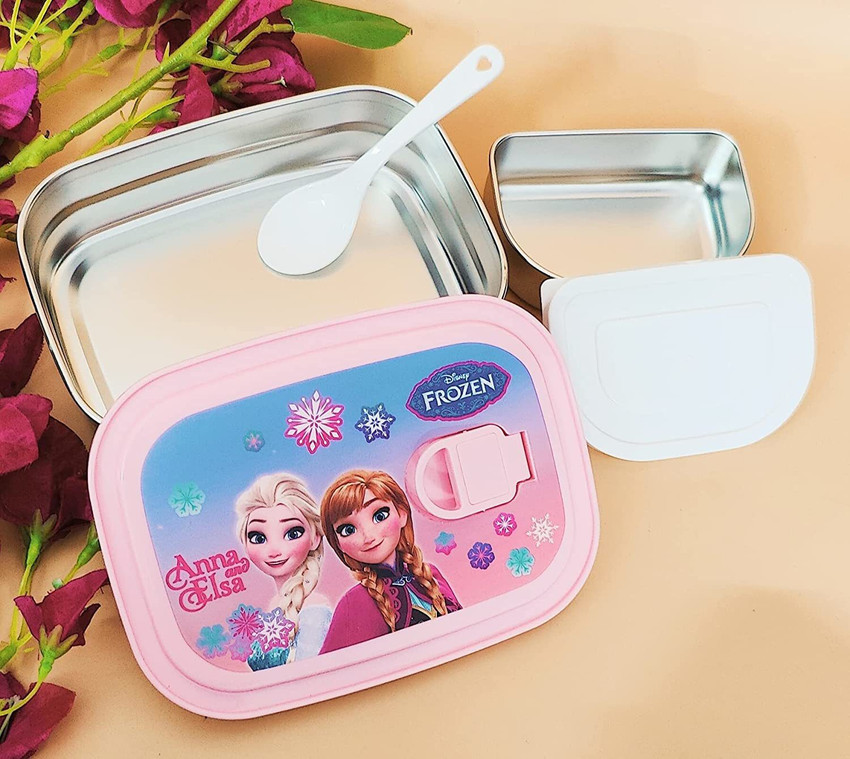 Flipkart FATFISH Cartoon Steel Tiffin Box for Kid Girls Boys Tiffin for School Lunch Box for Kids 1 Containers Lunch Box