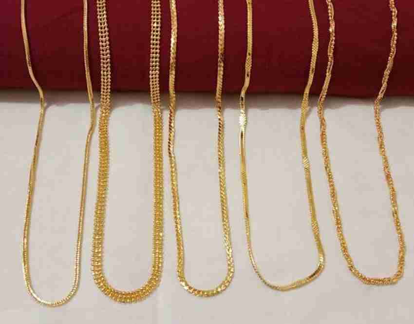 Fancy chain design in clearance gold