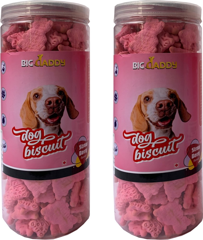 BigDaddy Premium Dog biscuits (Pack of 2) Strawberry Dog Treat Price in  India - Buy BigDaddy Premium Dog biscuits (Pack of 2) Strawberry Dog Treat online  at