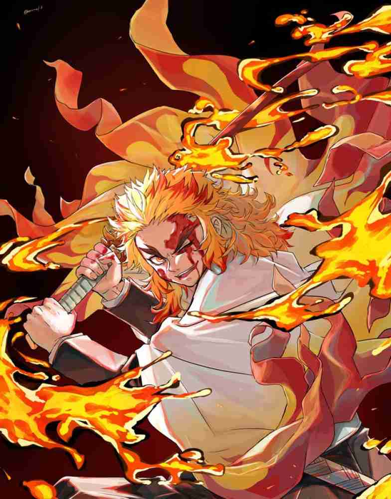 Rengoku Hashira Kyojuro Rengoku Demon Slayer Kimetsu No Yaiba Matte Finish  Poster Paper Print - Animation & Cartoons posters in India - Buy art, film,  design, movie, music, nature and educational paintings/wallpapers