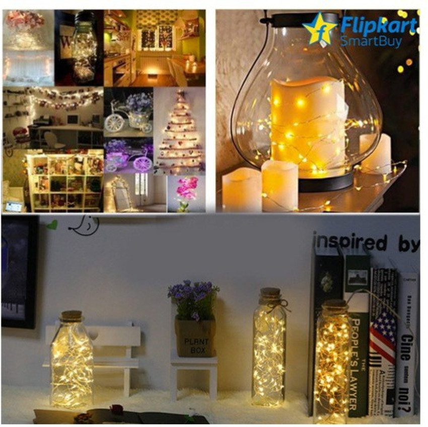 Flipkart SmartBuy 30 LEDs 3 m Yellow Steady String Rice Lights