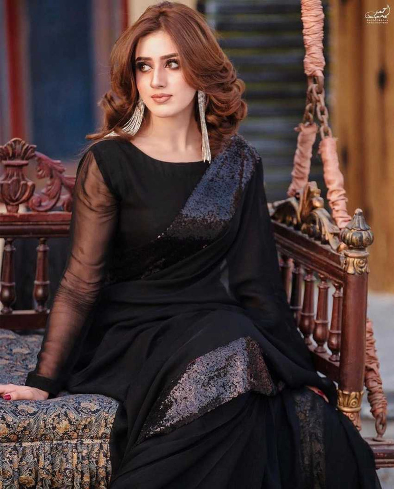 Flipkart online discount shopping georgette sarees