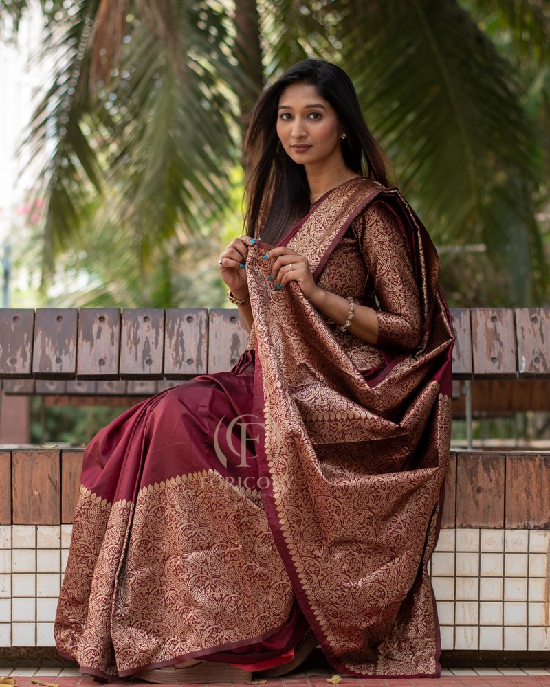 Cherry Saree and Vintage Crop  Stylish sarees, Indian designer