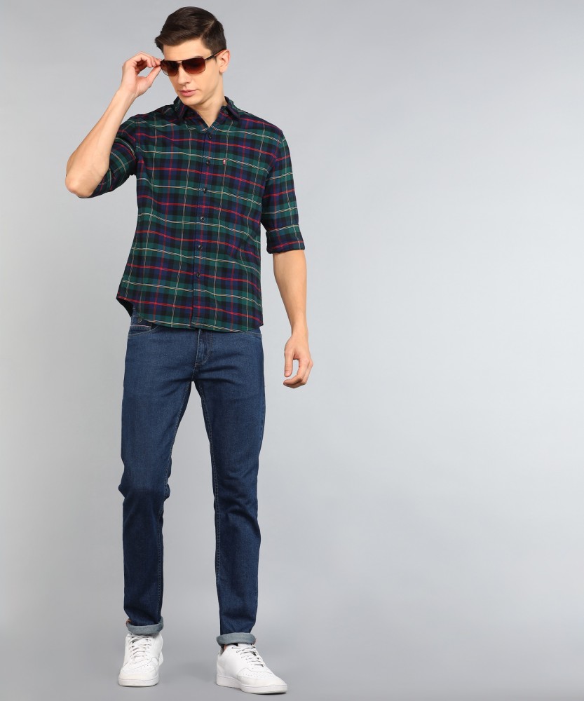 LEVI'S Men Checkered Casual Multicolor Shirt - Buy LEVI'S Men 