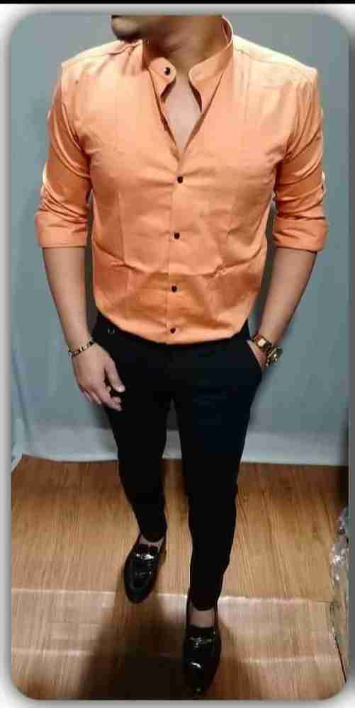 Orange Shirt Matching Pant Combination