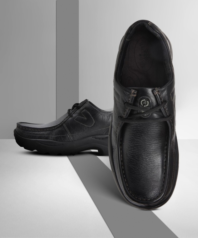 Woodland black shoes 2025 for men