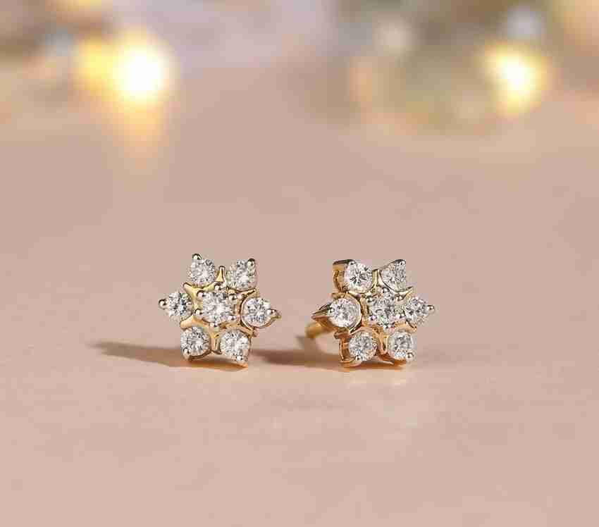 Gold earrings second on sale tops