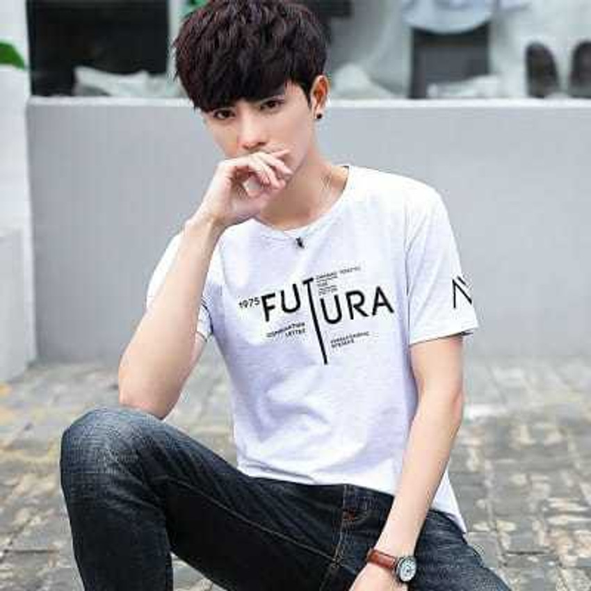 axxitude white cotton t shirt