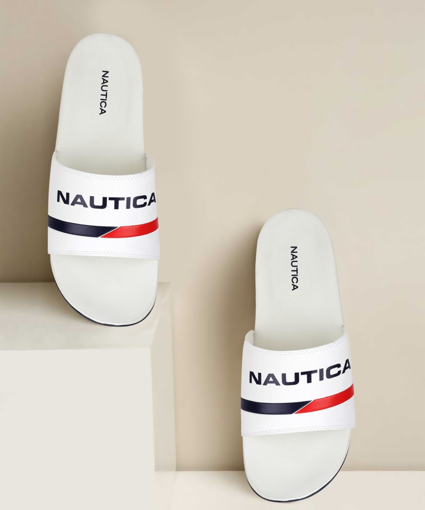 Nautica slides best sale for men