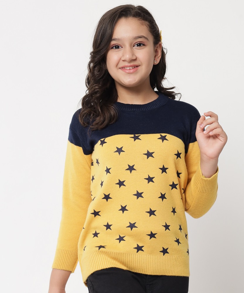 Girls yellow sale sweater