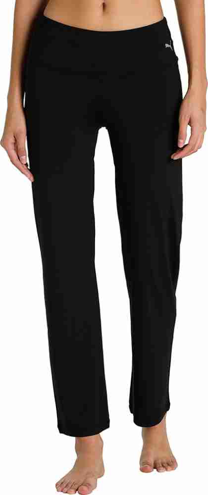 PUMA PERFORMANCE YOGA PANT Solid Women Black Track Pants - Buy