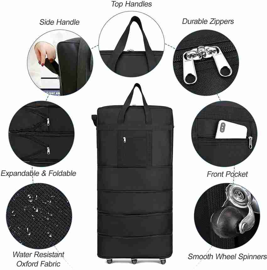 Foldable rolling luggage cheap