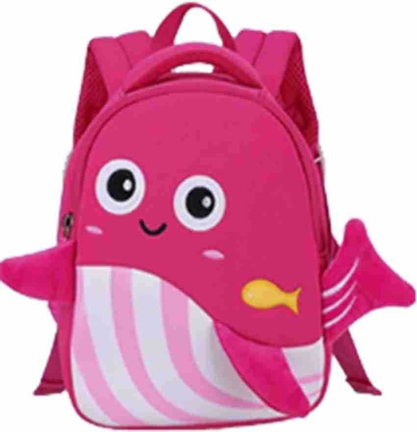 WISHKEY Waterproof Bag for Toddler Cartoon Fish Nursery  Backpack for Kids Waterproof School Bag - School Bag