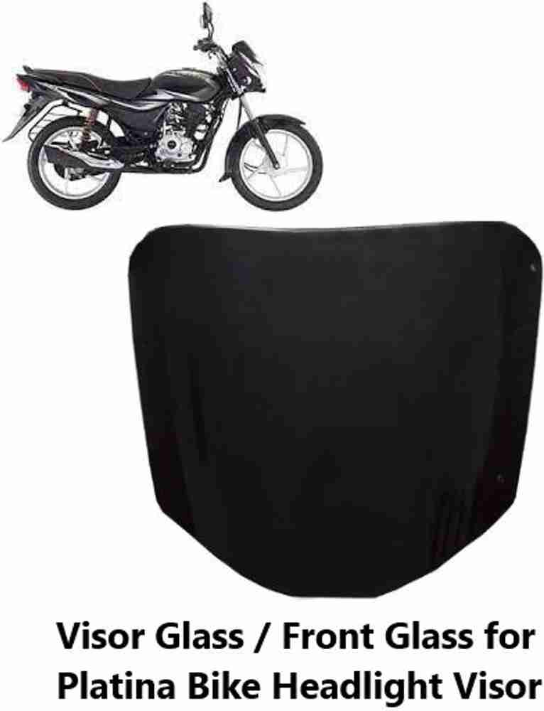 Headlight visor with deals glass for bajaj platina