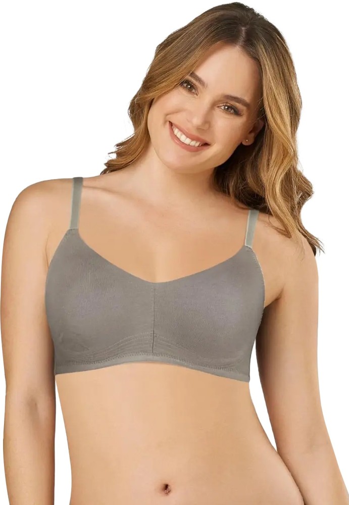 Buy Shyaway Susie Everyday Wirefree Full Coverage Bottom Encircled  Non-Padded Moulded Bra-Blue online