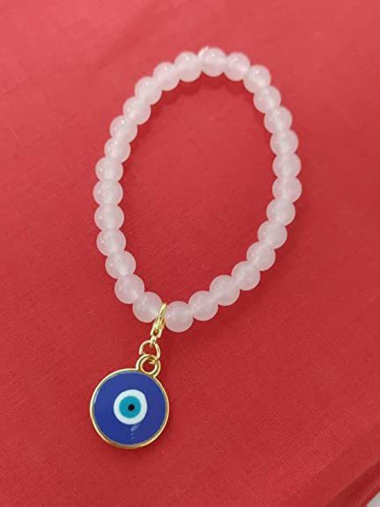 MOREL NATURAL WHITE BEADS BRACELET WITH COLORFUL SMILEY PENDANT GIFT FOR  WOMEN Glass Beaded Charm Price in India - Buy MOREL NATURAL WHITE BEADS  BRACELET WITH COLORFUL SMILEY PENDANT GIFT FOR WOMEN