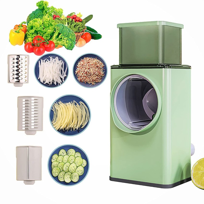 Manual Vegetable Cutter Slicer Round,Vegetable Cheese Grater