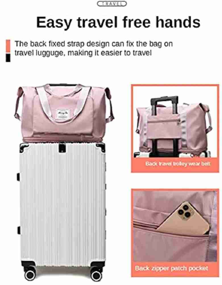 Easy travel collapsible hotsell folding duffle luggage bag