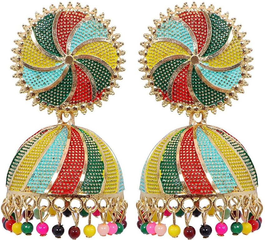 Rainbow coloured clearance earrings
