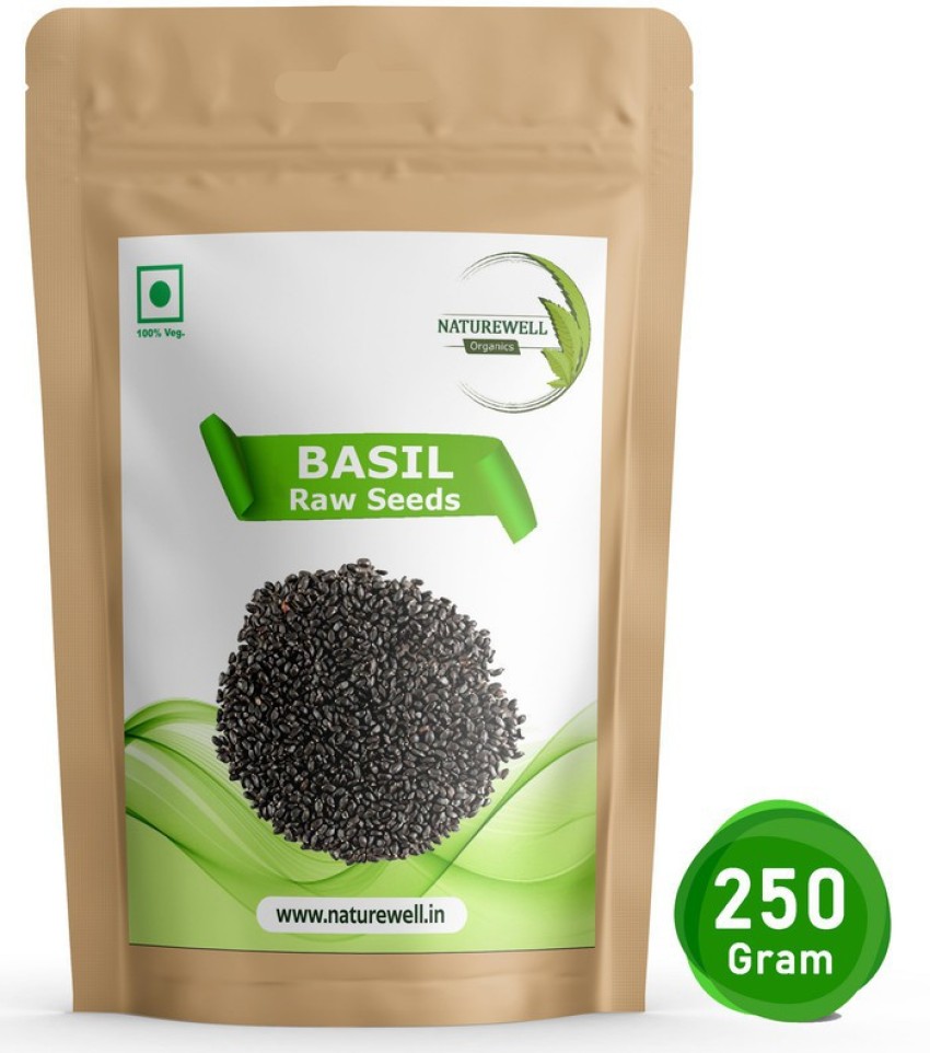 Naturewell 250 gram Basil Seeds Raw Tukmariya Sabja Bapji