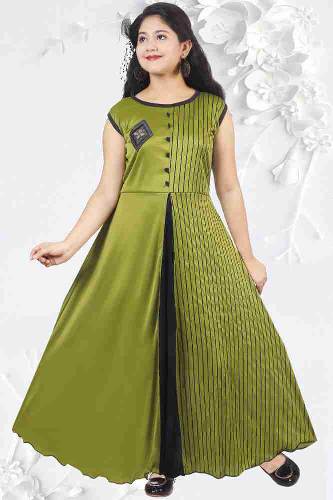 KAARIGARI Girls Maxi Full Length Party Dress Price in India Buy