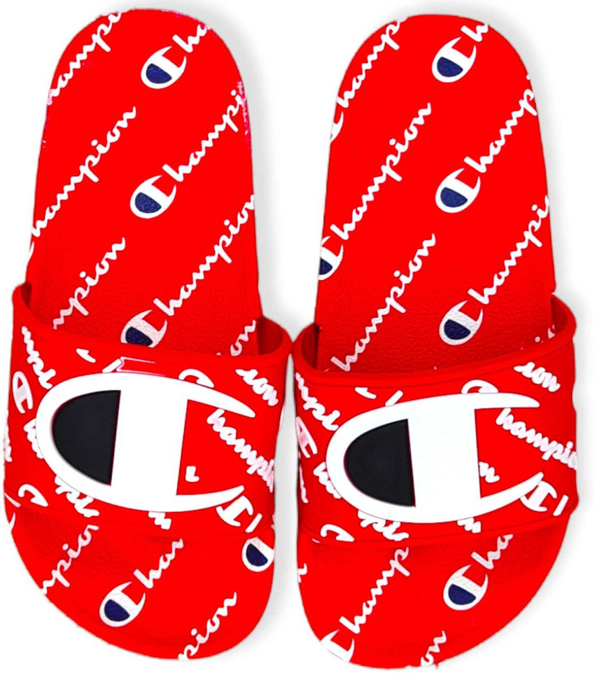 Champion flip flops price deals