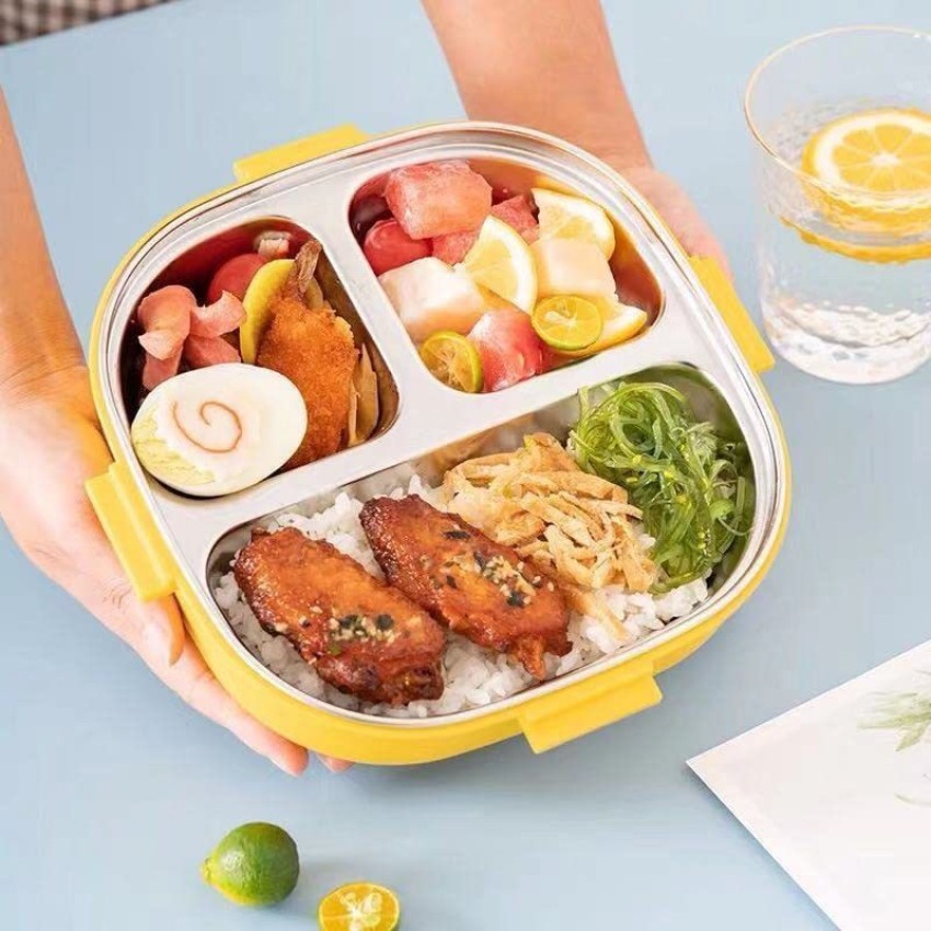 500ML Stainless Steel Bento Box Insulated Lunch Box For Kids