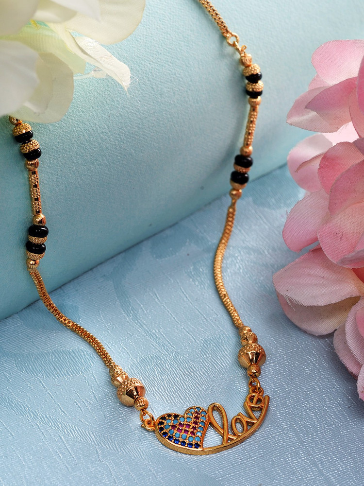 SARAF RS JEWELLERY Brass Mangalsutra Price in India Buy SARAF RS JEWELLERY Brass Mangalsutra Online at Best Prices in India Flipkart