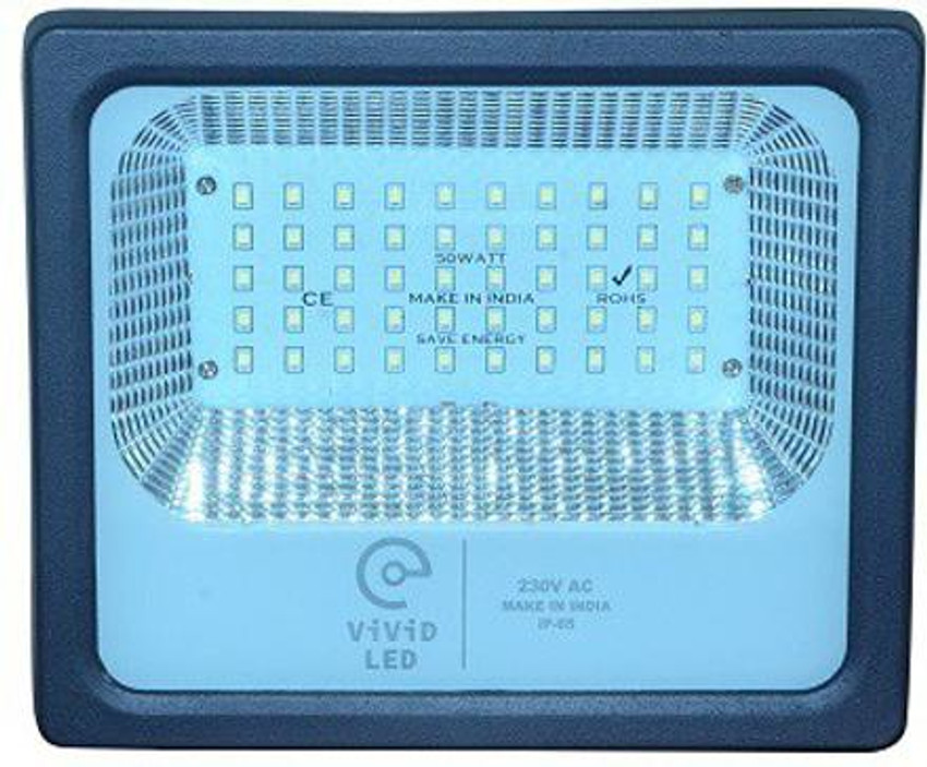 VIVID 50w LED Flood Light Flood Light Outdoor Lamp Price in India