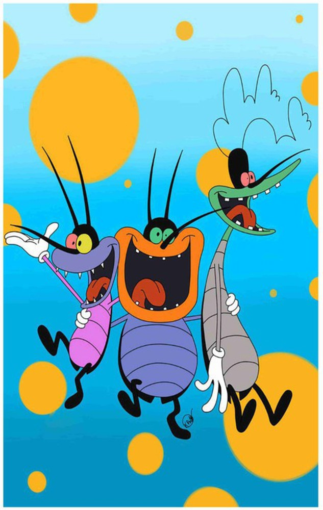 Oggy top cockroach cartoon