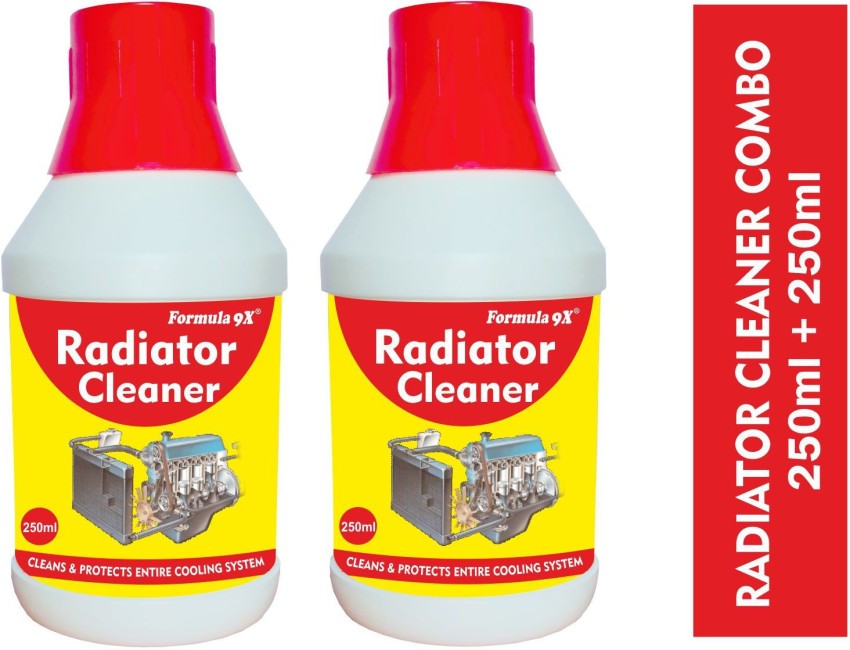 Formula 9x Radiator Cleaner - 250ml +250ml Radiator Cleaner Flush Price in  India - Buy Formula 9x Radiator Cleaner - 250ml +250ml Radiator Cleaner  Flush online at