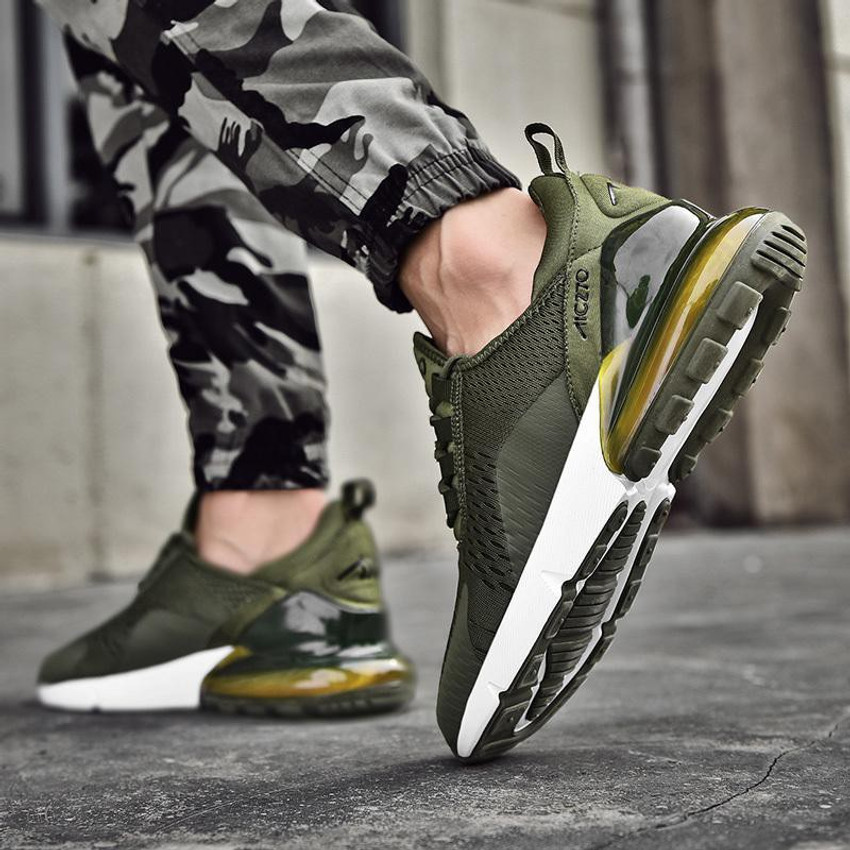military green nike 270