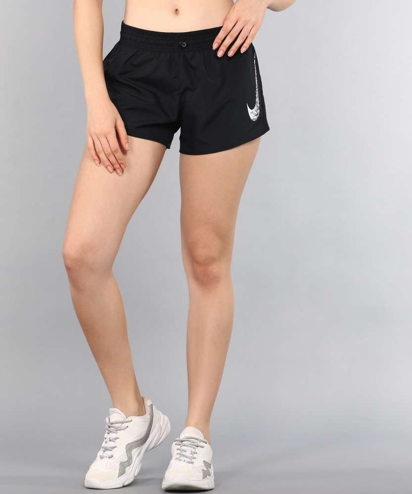 NIKE Solid Women Black Sports Shorts - Buy NIKE Solid Women Black Sports  Shorts Online at Best Prices in India