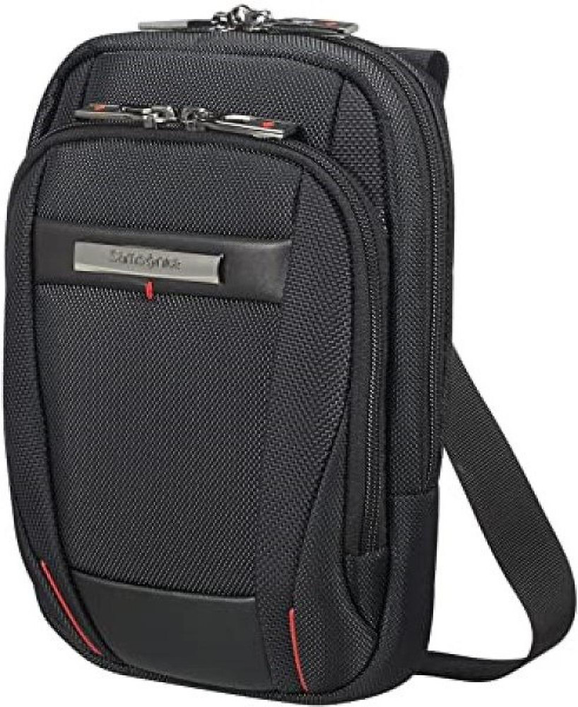 Samsonite Black Messenger Bag Men s Pro DLX 5 Nylon 24 cms Travel
