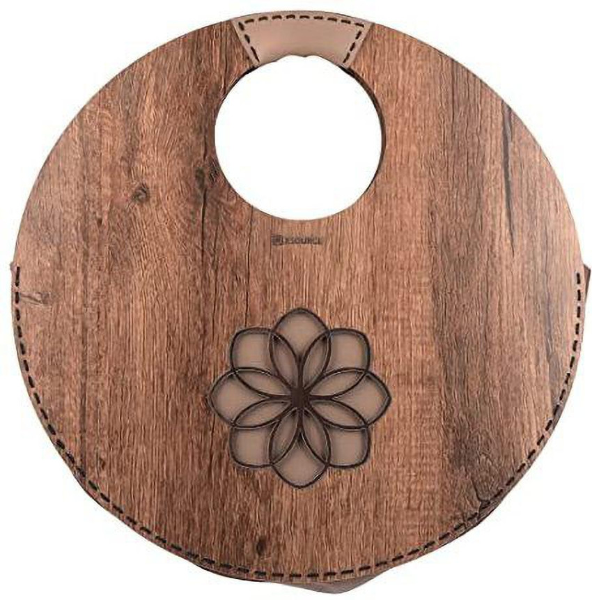 Round clearance wooden purse