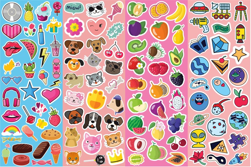 woopme 29 cm Scrapbook Sticker Set For Journal Notebook Diary Self Adhesive  Sticker Price in India - Buy woopme 29 cm Scrapbook Sticker Set For Journal  Notebook Diary Self Adhesive Sticker online