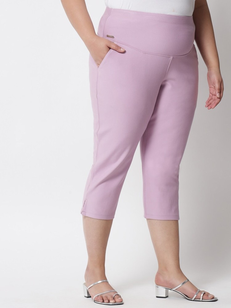 Buy AMYDUS Plus Size Women Tummy Tucker Capri, High-Waist