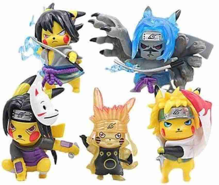 8pcs/set pokemon brinquedos anime figuras pikachu action figure to