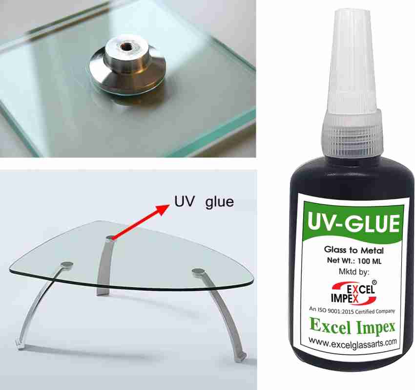 EXCEL IMPEX UV Glue for Bounding Glass to Metal (100 ml) Aquarium