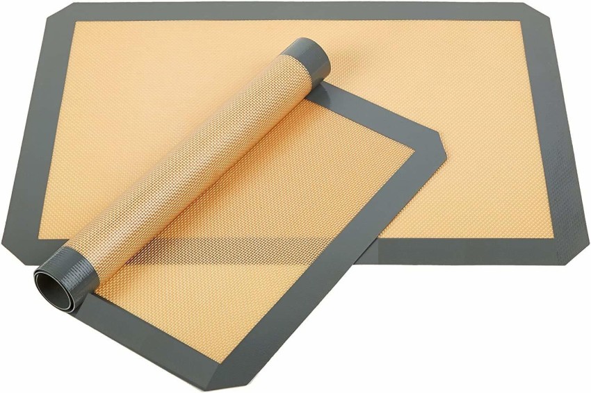 Non-Stick Silicone Baking Mat Pad, 42*29.5cm Baking Sheet Glass