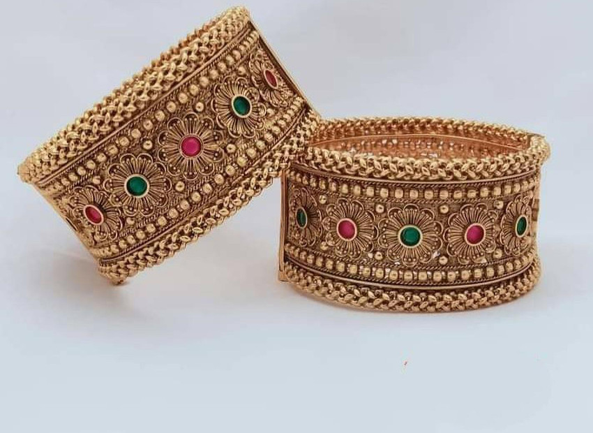 Gold discount copper bangles