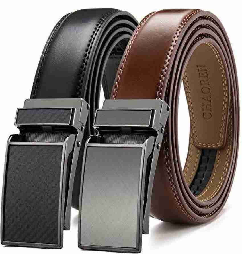 CHAOREN Men's Reversible Leather Belt