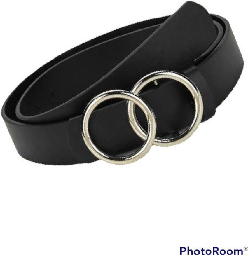 SHREEVA D DESIGN Women Casual Black Artificial Leather Belt BLACK